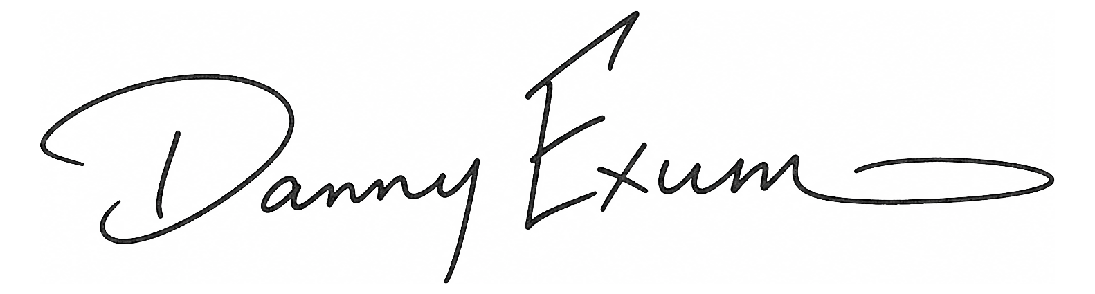 Danny Exum signature