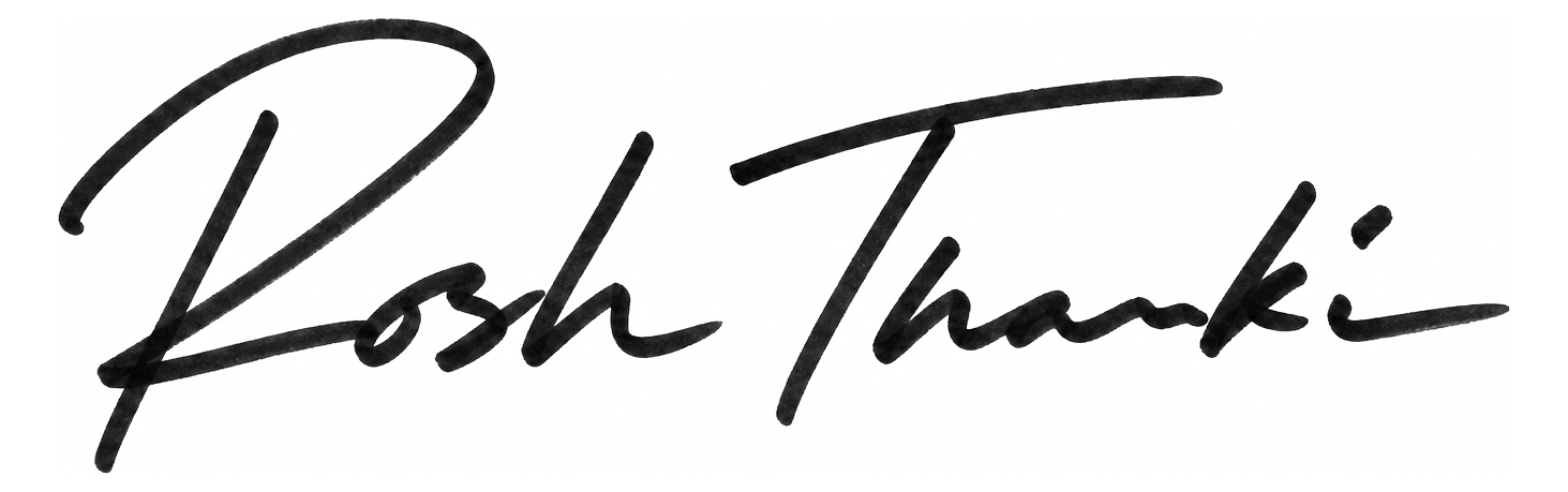 Rosh Thanki signature