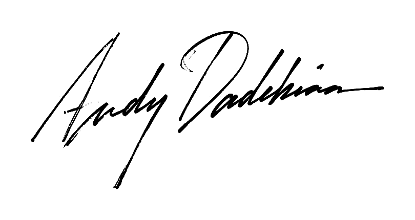 Andy Dadekian signature